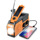 10000mAh Emergency Solar Power Radio USB Charging Hand Crank Radio