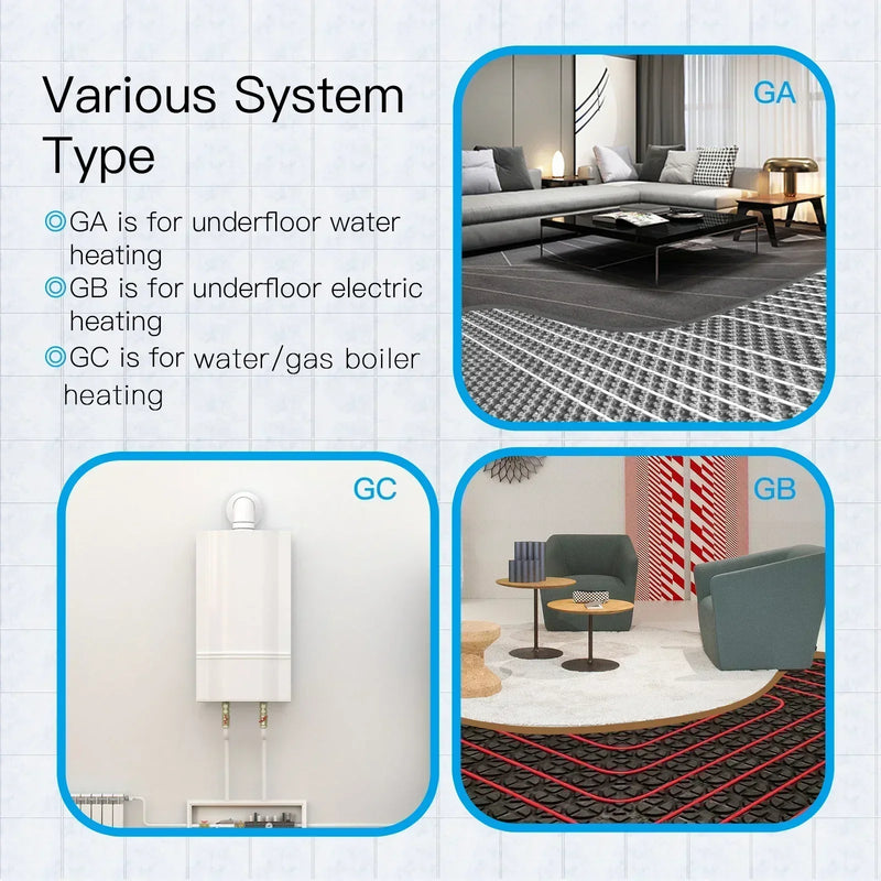 MOES WiFi Water/Electric Floor Heating Thermostat