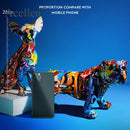 Creative Color Chihuahua Dog Statue Resin