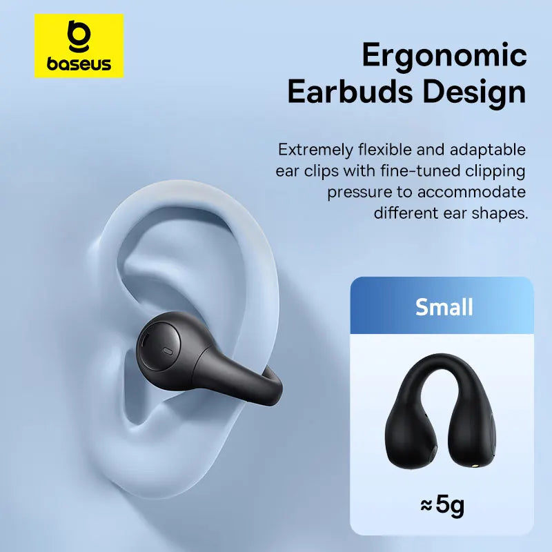 Wireless Headphones Ear clip Earphones Bluetooth 5.3  2MIc ENC HD