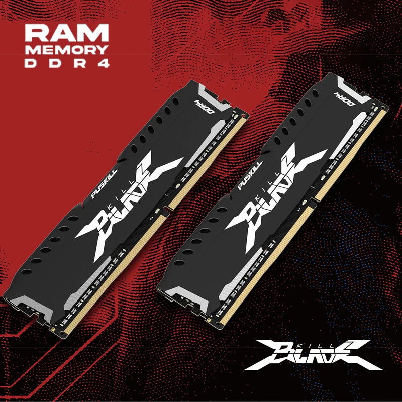 PUSKILL Memória RAM DDR4 16GB 8GB 1.2V 3200MHz 2666MHz