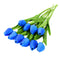 10PCS Fake Tulips Artificial Flower Real Touch for Home Decoration