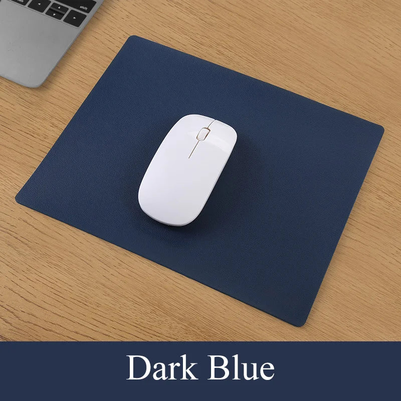 PU Leather Mouse Pad Waterproof Cute Desk Pad