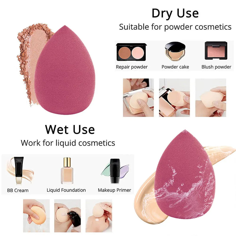 3/4pcs Makeup Sponge Blender Beauty Egg Cosmetic Puff Foundation Sponges Powder