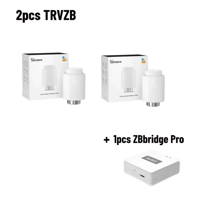 1/6 SONOFF TRVs Quiet Zigbee Thermostatic Radiator  Home Temperature Control System