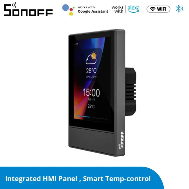 SONOFF NSPanel WiFi Smart Scene Switch EU/US All-in-One Control Smart Thermostat Display Switch Support Alice Alexa Google Home