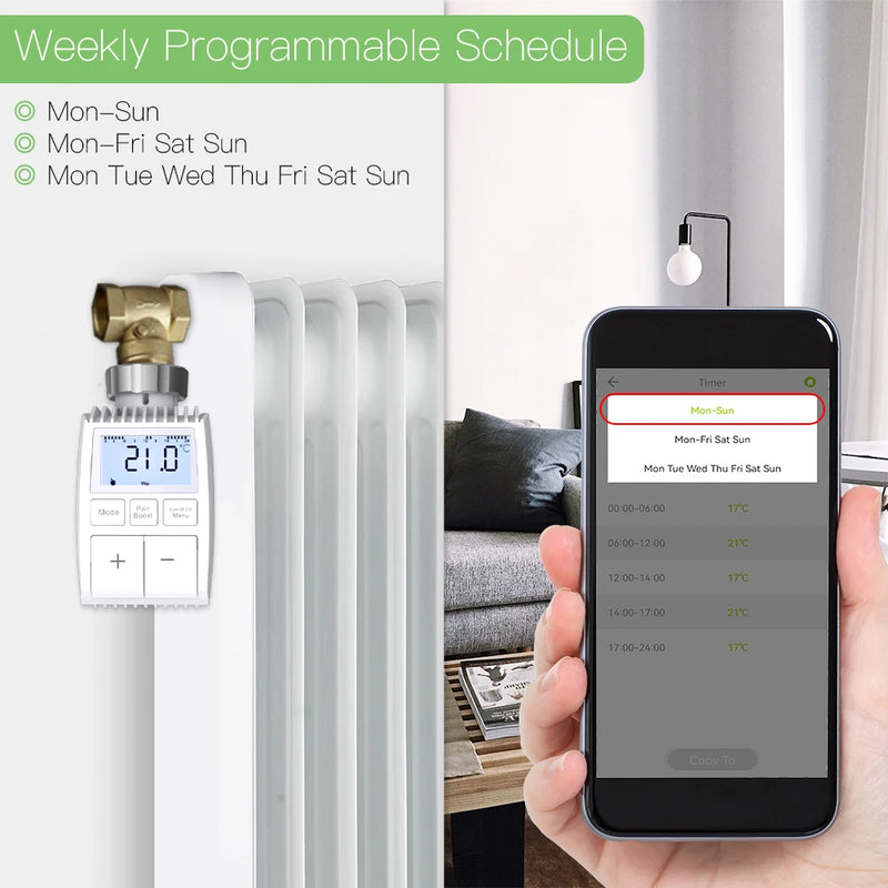 MOES Tuya ZigBee3.0 Radiator Actuator