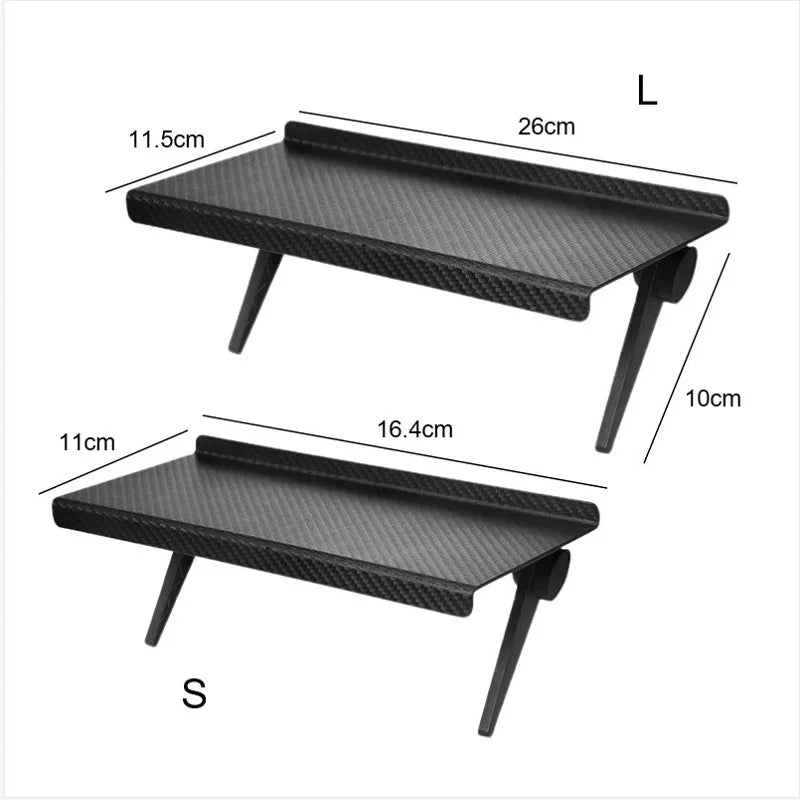 TV Screen Top Storage Shelf Adjustable Monitor Storage Rack Computer