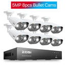 ZOSI 8CH 5MP PTZ Security POE IP Camera System