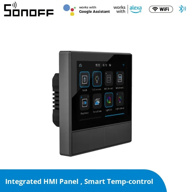 SONOFF NSPanel WiFi Smart Scene Switch EU/US All-in-One Control Smart Thermostat Display Switch Support Alice Alexa Google Home