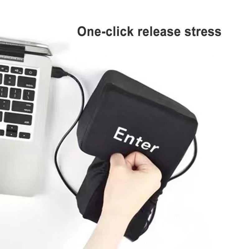 Soft Anti-Stress Computer Huge Enter Key Big USB Keyboard