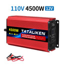 12V/24V To 110V AC Pure Sine Power Inverter 1600W~10000W  Power 60HZ  Converter Car Accessories Solar