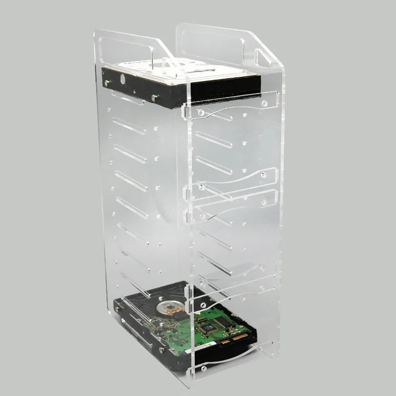 New DIY Acrylic Hard Drive Bracket Transparent Hard Disk