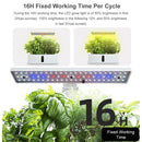 Garden Hydroponics Kit Automatic Timing  LED Grow Lights Smart Water Pump for Home Flower Pots