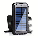 20000mAh Portable External Solar Fast Charging Power Battery Pack 5V