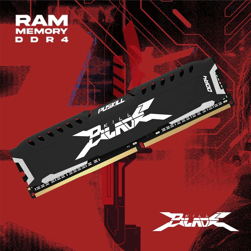 PUSKILL Memória RAM DDR4 16GB 8GB 1.2V 3200MHz 2666MHz