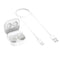 Wireless Bluetooth-compatible Earphone Replacement Charging Box for Samsung Galaxy Buds 2 / Pro Earbuds Charger Case White Black