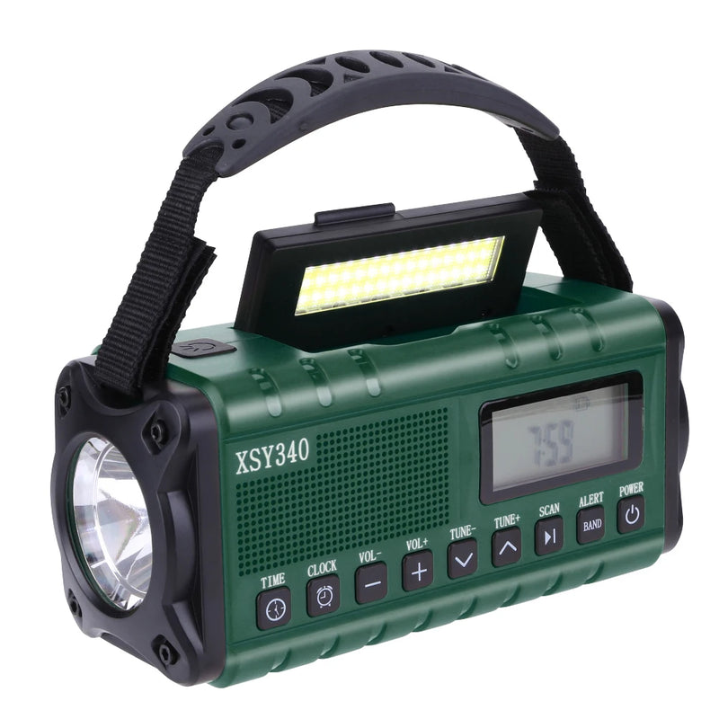 10000mAh Multifunctional  Hand Crank Radio