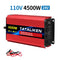 12V/24V To 110V AC Pure Sine Power Inverter 1600W~10000W  Power 60HZ  Converter Car Accessories Solar