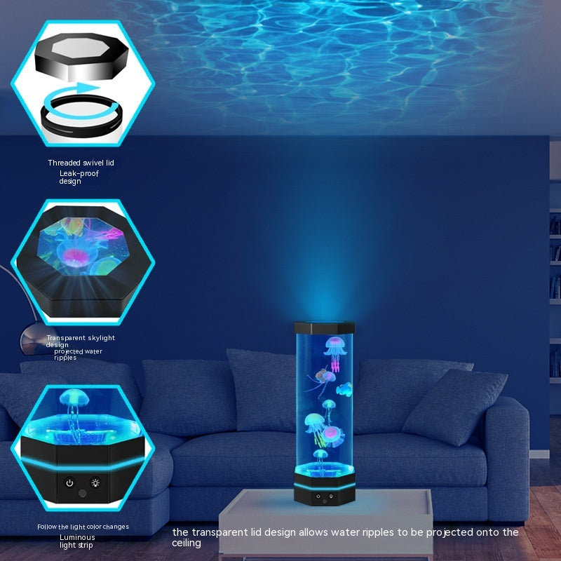 The Aquatic Glow™ Jellyfish Lava Lamp