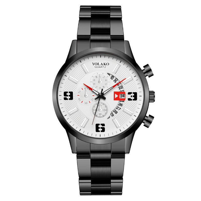 Fashion Big Digital Calendar Men's Watch