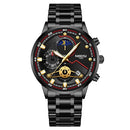 True Three Eyes Six Hands Quartz Men's Watch