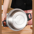 Stainless Steel Pot Set Pot Milk Pot Soup Pot Frying Pan With Kettle