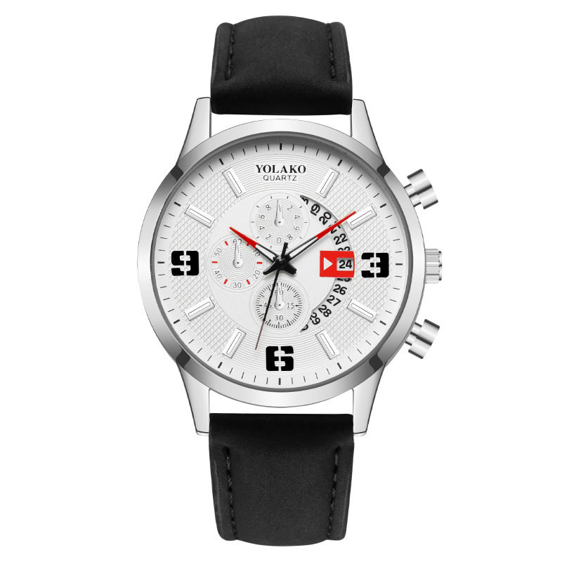 Fashion Big Digital Calendar Men's Watch