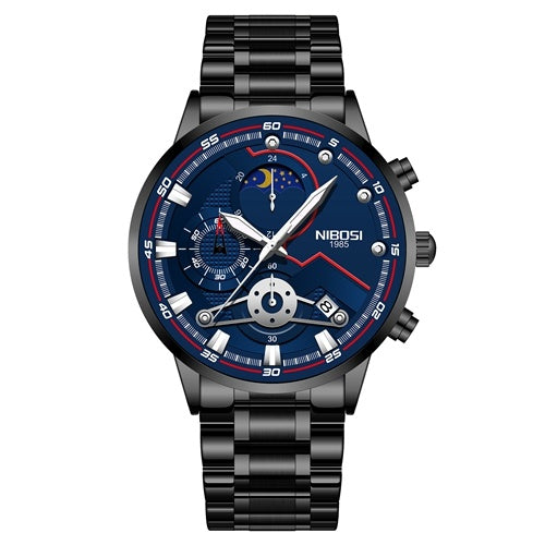 True Three Eyes Six Hands Quartz Men's Watch