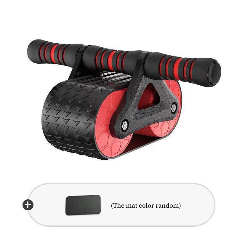 Double Wheel Abdominal Exerciser Women Men Automatic Rebound Ab Wheel Roller Waist Trainer Gym Sports Home Exercise Devices