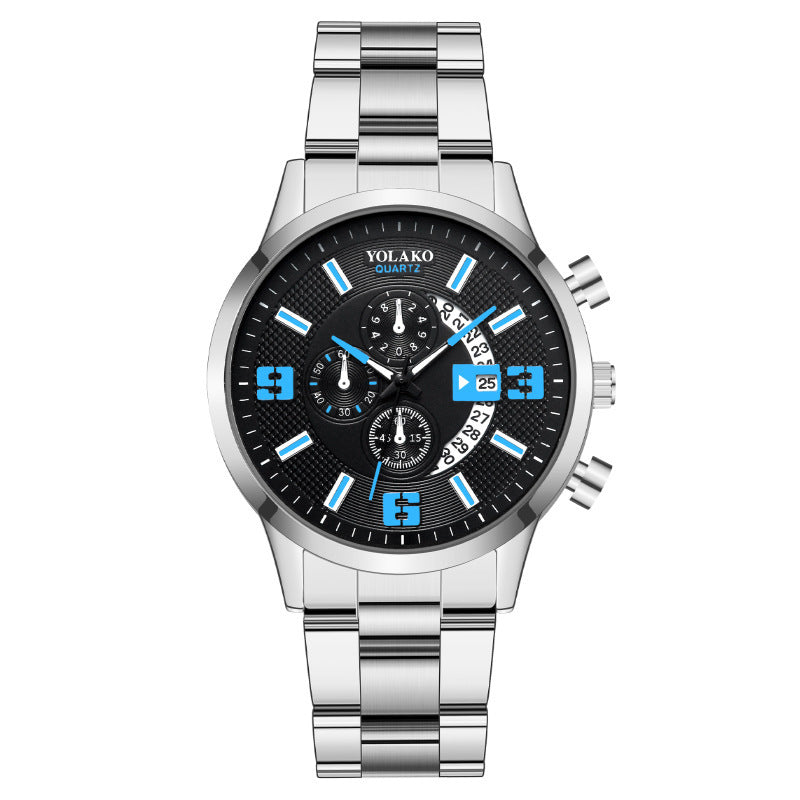 Fashion Big Digital Calendar Men's Watch