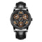 Black Gold Trend Three Dimensional Watch Personality Gear Gyro Season To Run Watch Men