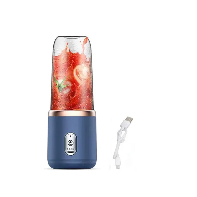 6 Blades Electric Juicer Cup for Travel Portable Juicer Blender