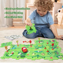 DIY Car Track Puzzle Play Set Preschool Educational Montessori Toy Gift For Kids