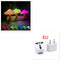 LED Night Light Mushroom Wall Socket Lamp EU US AU Plug Warm-White light.