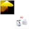 LED Night Light Mushroom Wall Socket Lamp EU US AU Plug Warm-White light.