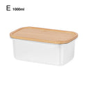 Stainless Steel Bamboo Cover Lunch Box