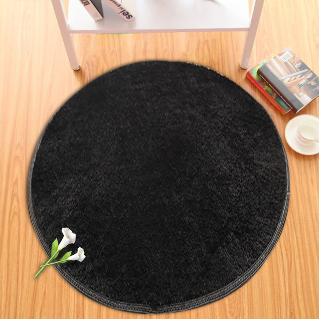 Bubble Kiss Thick Round Rug Carpets for Living Room  Bedroom Kid Room Plush Decoration